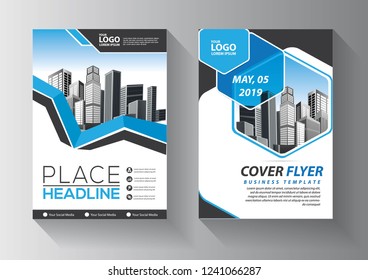Brochure design, cover modern layout, annual report, poster, flyer in A4 with colorful triangles, geometric shapes for tech, science, market with light background