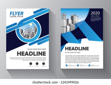 Brochure design, cover modern layout, annual report, poster, flyer in A4 with colorful triangles, geometric shapes for tech, science, market with light background