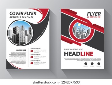 Brochure design, cover modern layout, annual report, poster, flyer in A4 with colorful triangles, geometric shapes for tech, science, market with light background