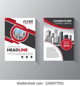 Brochure design, cover modern layout, annual report, poster, flyer in A4 with colorful triangles, geometric shapes for tech, science, market with light background