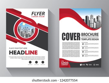 Brochure design, cover modern layout, annual report, poster, flyer in A4 with colorful triangles, geometric shapes for tech, science, market with light background