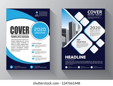 Brochure design, cover modern layout, annual report, poster, flyer in A4 with colorful triangles, geometric shapes for tech, science, market with light background