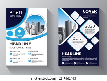 Brochure design, cover modern layout, annual report, poster, flyer in A4 with colorful triangles, geometric shapes for tech, science, market with light background