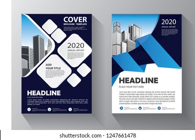 Brochure design, cover modern layout, annual report, poster, flyer in A4 with colorful triangles, geometric shapes for tech, science, market with light background