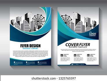 Brochure design, cover modern layout, annual report, poster, flyer in A4 with colorful triangles, geometric shapes for tech, science, market with light background
