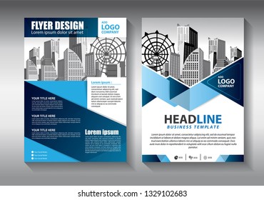 Brochure design, cover modern layout, annual report, poster, flyer in A4 with colorful triangles, geometric shapes for tech, science, market with light background