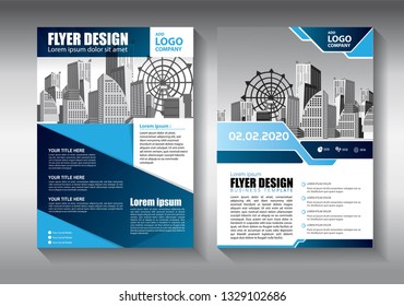 Brochure design, cover modern layout, annual report, poster, flyer in A4 with colorful triangles, geometric shapes for tech, science, market with light background