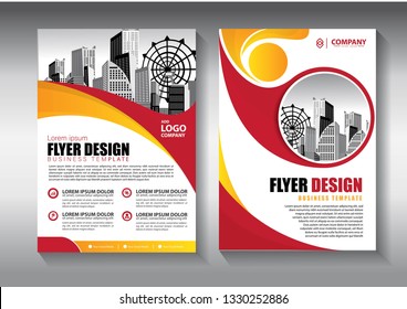  Diseño de folleto, diseño moderno de portada, informe anual, afiche, volante en A4 con triángulos coloridos, formas geométricas para tecnología, ciencia, mercado con fondo claro