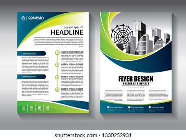 Brochure design, cover modern layout, annual report, poster, flyer in A4 with colorful triangles, geometric shapes for tech, science, market with light background