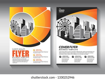 Brochure design, cover modern layout, annual report, poster, flyer in A4 with colorful triangles, geometric shapes for tech, science, market with light background