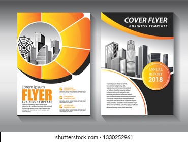 Brochure design, cover modern layout, annual report, poster, flyer in A4 with colorful triangles, geometric shapes for tech, science, market with light background