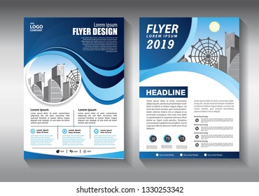 Brochure design, cover modern layout, annual report, poster, flyer in A4 with colorful triangles, geometric shapes for tech, science, market with light background