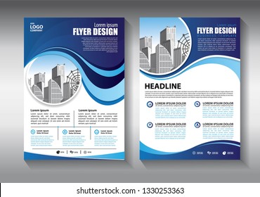 Brochure design, cover modern layout, annual report, poster, flyer in A4 with colorful triangles, geometric shapes for tech, science, market with light background