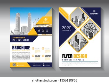 Brochure design, cover modern layout, annual report, poster, flyer in A4 with colorful triangles, geometric shapes for tech, science, market with light background