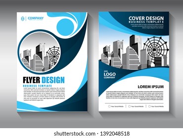 Business Brochure Template Tri Fold Layout Stock Vector (Royalty Free ...