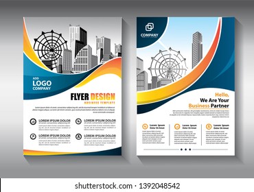 Brochure design, cover modern layout, annual report, poster, flyer in A4 with colorful triangles, geometric shapes for tech, science, market with light background