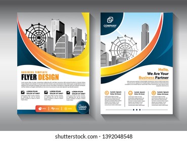 Brochure design, cover modern layout, annual report, poster, flyer in A4 with colorful triangles, geometric shapes for tech, science, market with light background