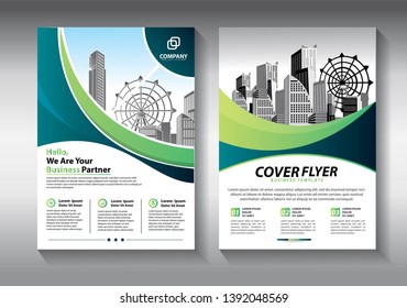 Brochure design, cover modern layout, annual report, poster, flyer in A4 with colorful triangles, geometric shapes for tech, science, market with light background