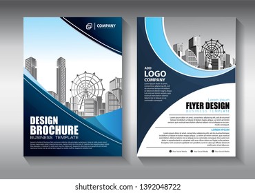 Brochure design, cover modern layout, annual report, poster, flyer in A4 with colorful triangles, geometric shapes for tech, science, market with light background