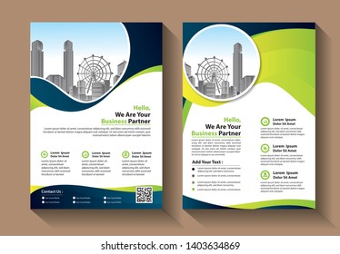 Brochure design, cover modern layout, annual report, poster, flyer in A4 with colorful triangles, geometric shapes for tech, science, market with light background