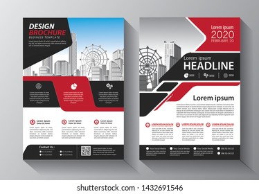 Brochure design, cover modern layout, annual report, poster, flyer in A4 with colorful triangles, geometric shapes for tech, science, market with light background