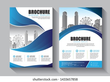 Brochure design, cover modern layout, annual report, poster, flyer in A4 with colorful triangles, geometric shapes for tech, science, market with light background