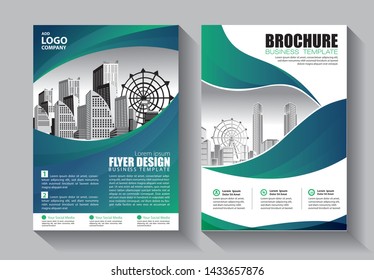 Brochure design, cover modern layout, annual report, poster, flyer in A4 with colorful triangles, geometric shapes for tech, science, market with light background