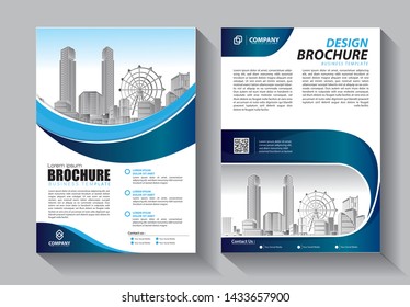 Brochure design, cover modern layout, annual report, poster, flyer in A4 with colorful triangles, geometric shapes for tech, science, market with light background