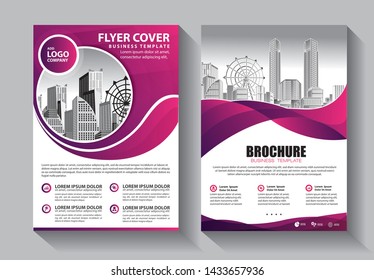Brochure design, cover modern layout, annual report, poster, flyer in A4 with colorful triangles, geometric shapes for tech, science, market with light background