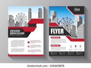 Brochure design, cover modern layout, annual report, poster, flyer in A4 with colorful triangles, geometric shapes for tech, science, market with light background