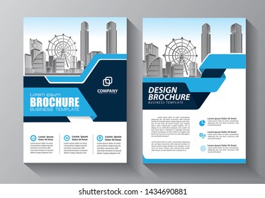 Brochure design, cover modern layout, annual report, poster, flyer in A4 with colorful triangles, geometric shapes for tech, science, market with light background