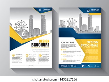 Brochure design, cover modern layout, annual report, poster, flyer in A4 with colorful triangles, geometric shapes for tech, science, market with light background