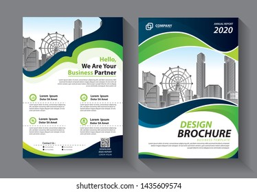 Brochure design, cover modern layout, annual report, poster, flyer in A4 with colorful triangles, geometric shapes for tech, science, market with light background