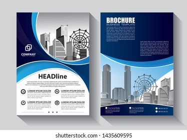 Brochure design, cover modern layout, annual report, poster, flyer in A4 with colorful triangles, geometric shapes for tech, science, market with light background
