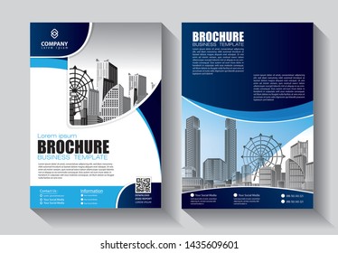 Brochure design, cover modern layout, annual report, poster, flyer in A4 with colorful triangles, geometric shapes for tech, science, market with light background