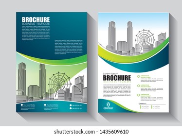 Brochure design, cover modern layout, annual report, poster, flyer in A4 with colorful triangles, geometric shapes for tech, science, market with light background