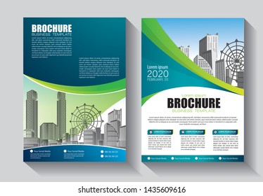 Brochure design, cover modern layout, annual report, poster, flyer in A4 with colorful triangles, geometric shapes for tech, science, market with light background