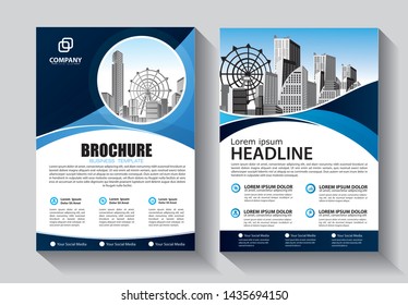 Brochure design, cover modern layout, annual report, poster, flyer in A4 with colorful triangles, geometric shapes for tech, science, market with light background