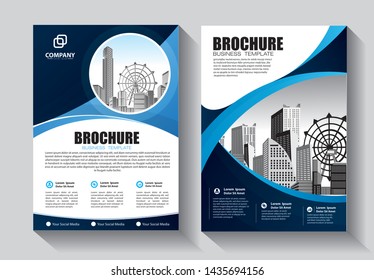 Brochure design, cover modern layout, annual report, poster, flyer in A4 with colorful triangles, geometric shapes for tech, science, market with light background