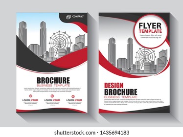Brochure design, cover modern layout, annual report, poster, flyer in A4 with colorful triangles, geometric shapes for tech, science, market with light background