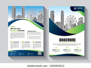 Brochure design, cover modern layout, annual report, poster, flyer in A4 with colorful triangles, geometric shapes for tech, science, market with light background