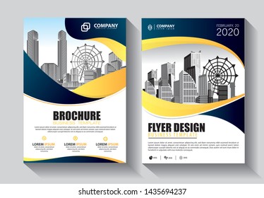 Brochure design, cover modern layout, annual report, poster, flyer in A4 with colorful triangles, geometric shapes for tech, science, market with light background