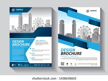 Brochure design, cover modern layout, annual report, poster, flyer in A4 with colorful triangles, geometric shapes for tech, science, market with light background