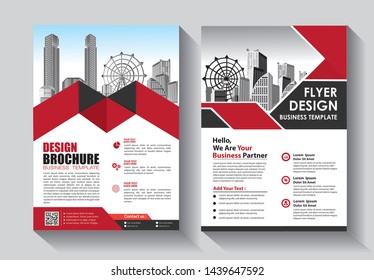Brochure design, cover modern layout, annual report, poster, flyer in A4 with colorful triangles, geometric shapes for tech, science, market with light background