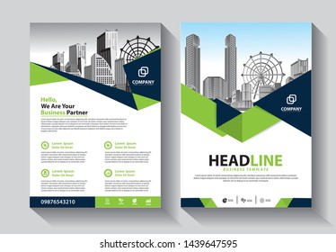 Brochure design, cover modern layout, annual report, poster, flyer in A4 with colorful triangles, geometric shapes for tech, science, market with light background