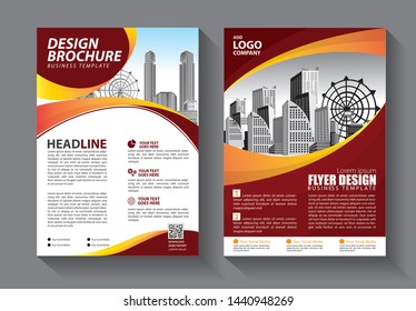 Brochure design, cover modern layout, annual report, poster, flyer in A4 with colorful triangles, geometric shapes for tech, science, market with light background