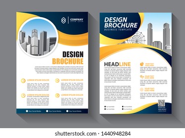 Brochure Design Cover Modern Layout Annual Stock Vector (Royalty Free ...