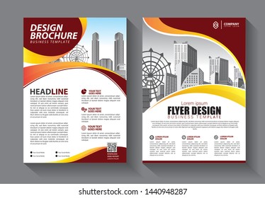 Brochure design, cover modern layout, annual report, poster, flyer in A4 with colorful triangles, geometric shapes for tech, science, market with light background