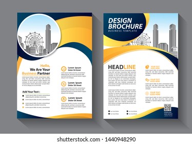 Brochure design, cover modern layout, annual report, poster, flyer in A4 with colorful triangles, geometric shapes for tech, science, market with light background