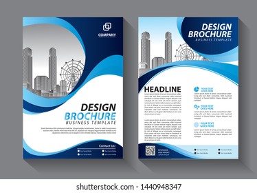Business Brochure Template Tri Fold Layout Stock Vector (Royalty Free ...
